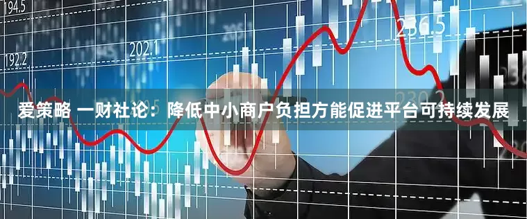 爱策略 一财社论：降低中小商户负担方能促进平台可持续发展
